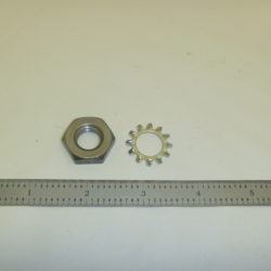 W F GEAR STUD NUT W/WASHER