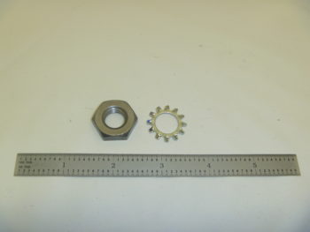 W F GEAR STUD NUT W/WASHER