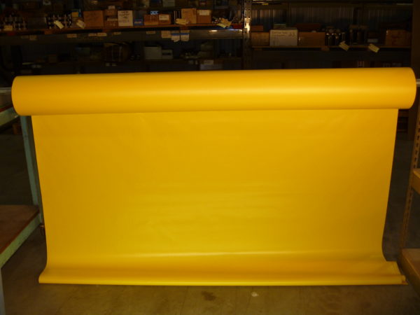 FT. OF 72"  WIDE YELLOW VINYL